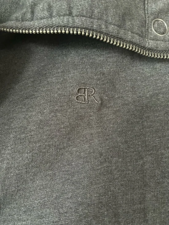 NWOT Banana Republic Women's Gray Zip-Front Jacket - Picture 3 of 4